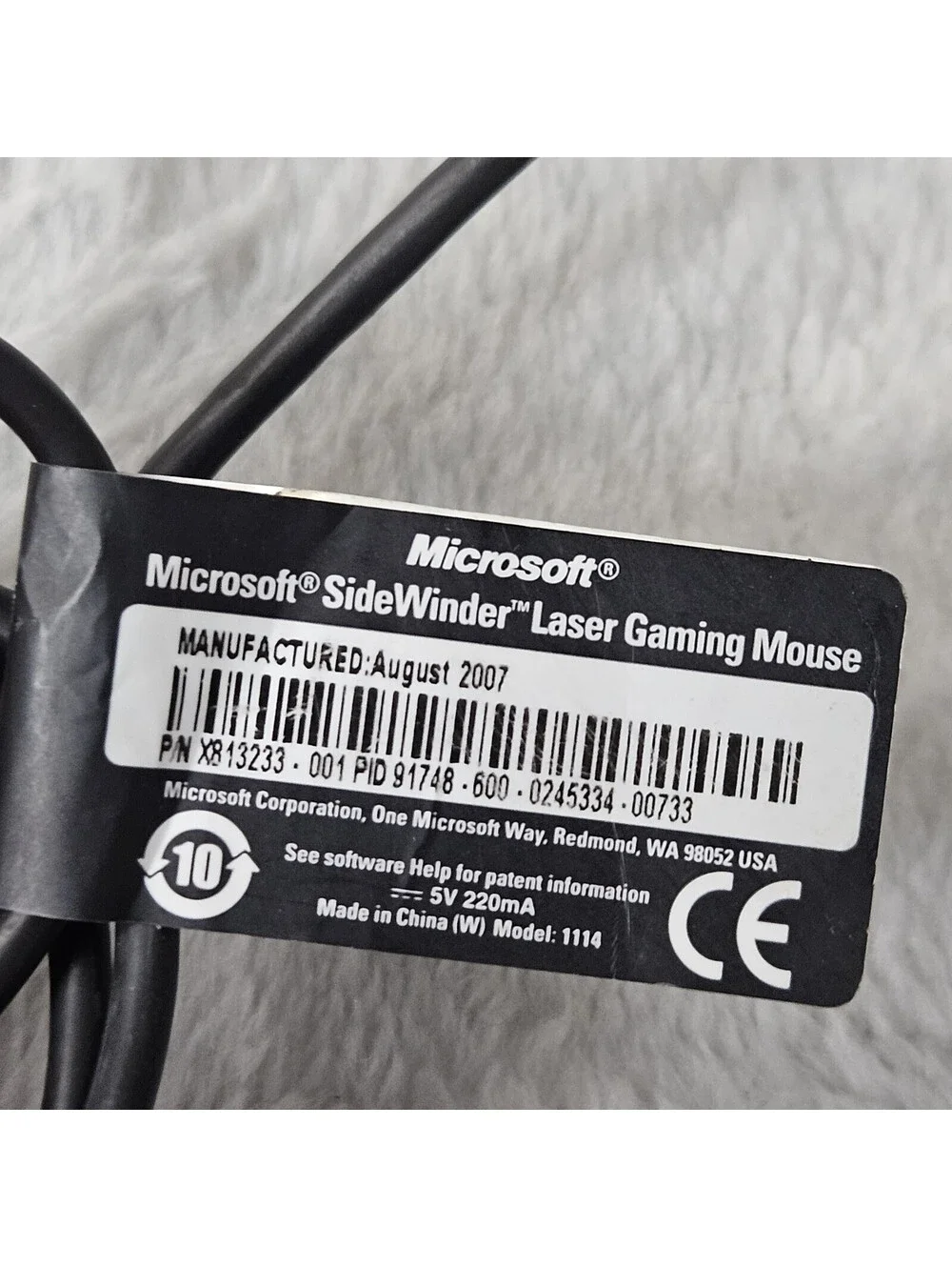 Microsoft SideWinder Laser Gaming Mouse (2007)  Rare Retro Gaming Gear- Coasters
